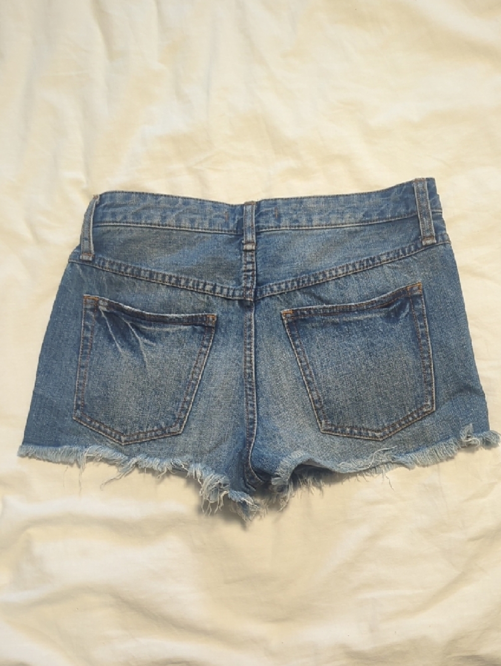 Free People Light Blue Mid-Rise Denim Shorts - Picture 5 of 6